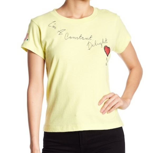 Wildfox Tops - WILDFOX Delight No9 Tee Shirt NEW L/XL